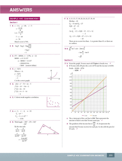 Excel HSC Year 12 Mathematics Advanced