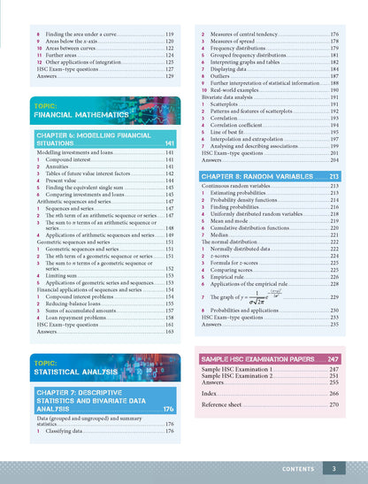 Excel HSC Year 12 Mathematics Advanced