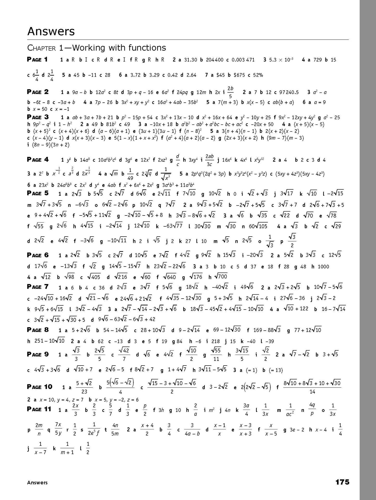 Excel Essential Skills HSC Year 11 Mathematics Advanced Revision & Exam Workbook