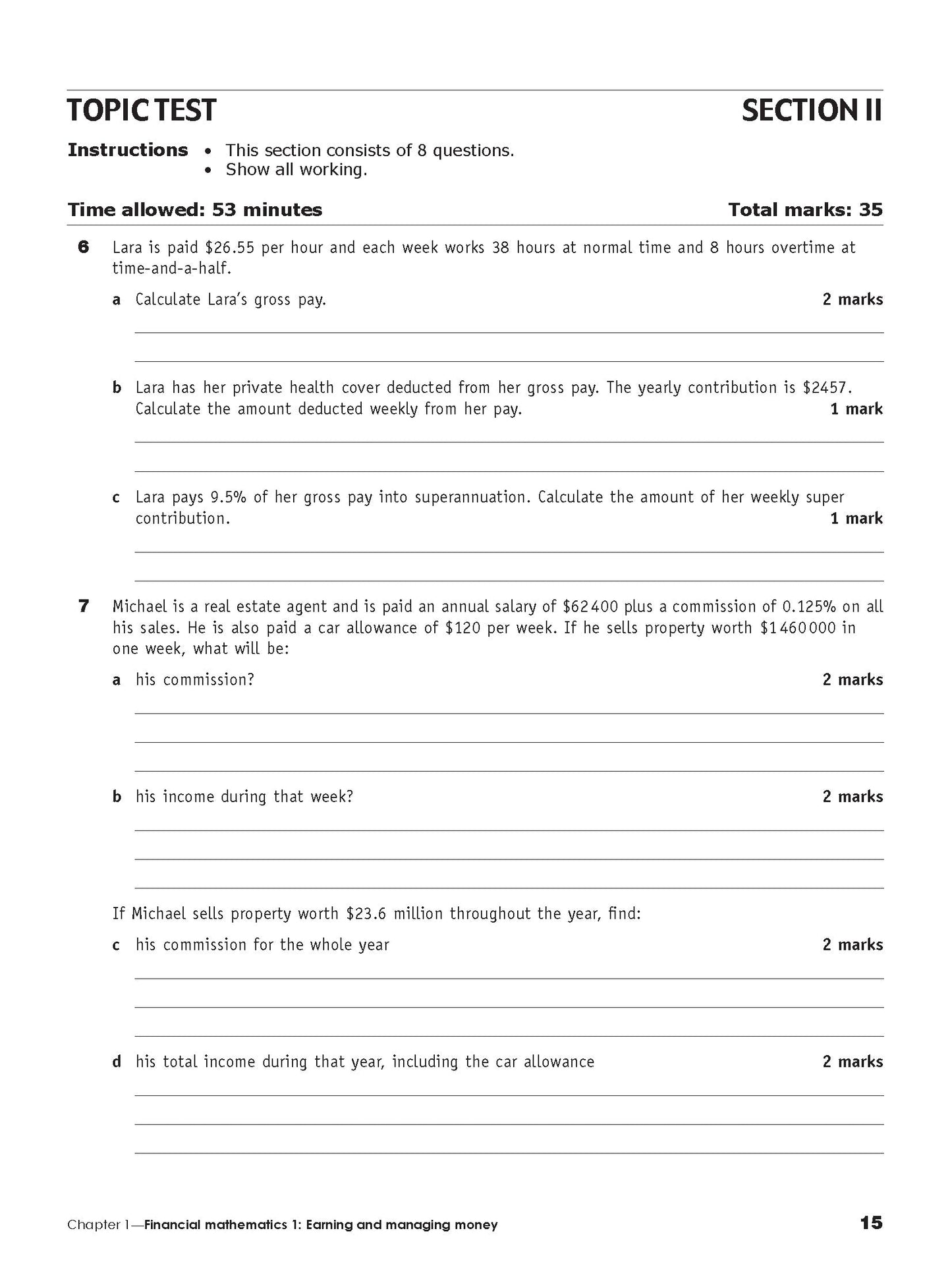 Excel Essential Skills HSC Year 11 Mathematics Standard Revision & Exam Workbook