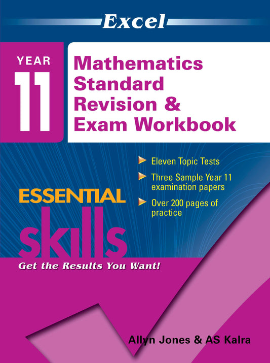 Excel Essential Skills HSC Year 11 Mathematics Standard Revision & Exam Workbook