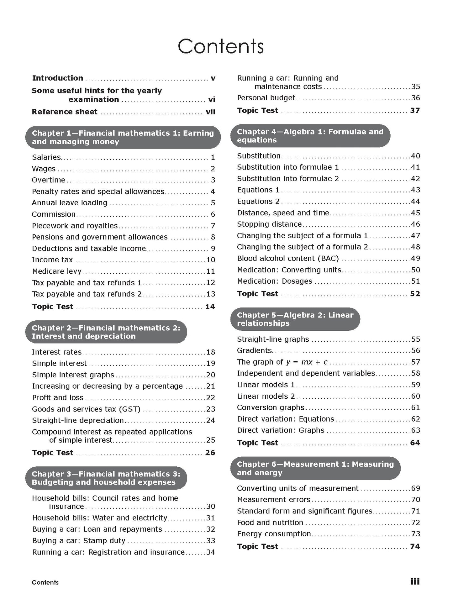 Excel Essential Skills HSC Year 11 Mathematics Standard Revision & Exam Workbook