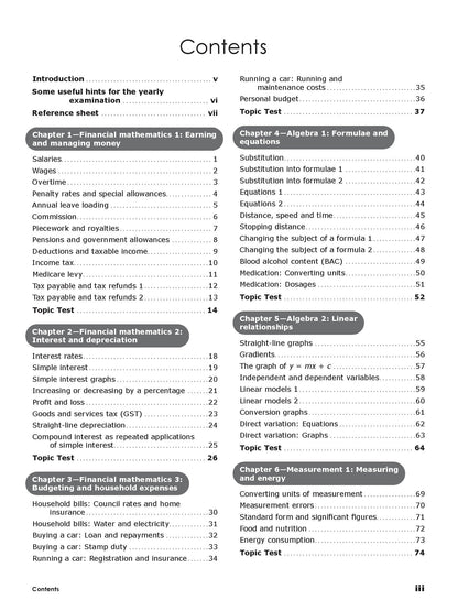 Excel Essential Skills HSC Year 11 Mathematics Standard Revision & Exam Workbook