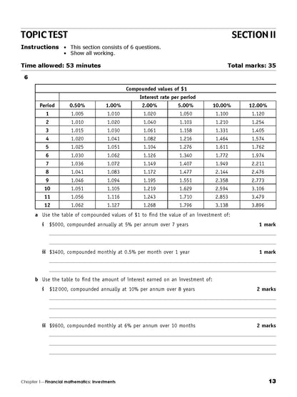 Excel Essential Skills HSC Year 12 Mathematics Standard 1 Revision & Exam Workbook