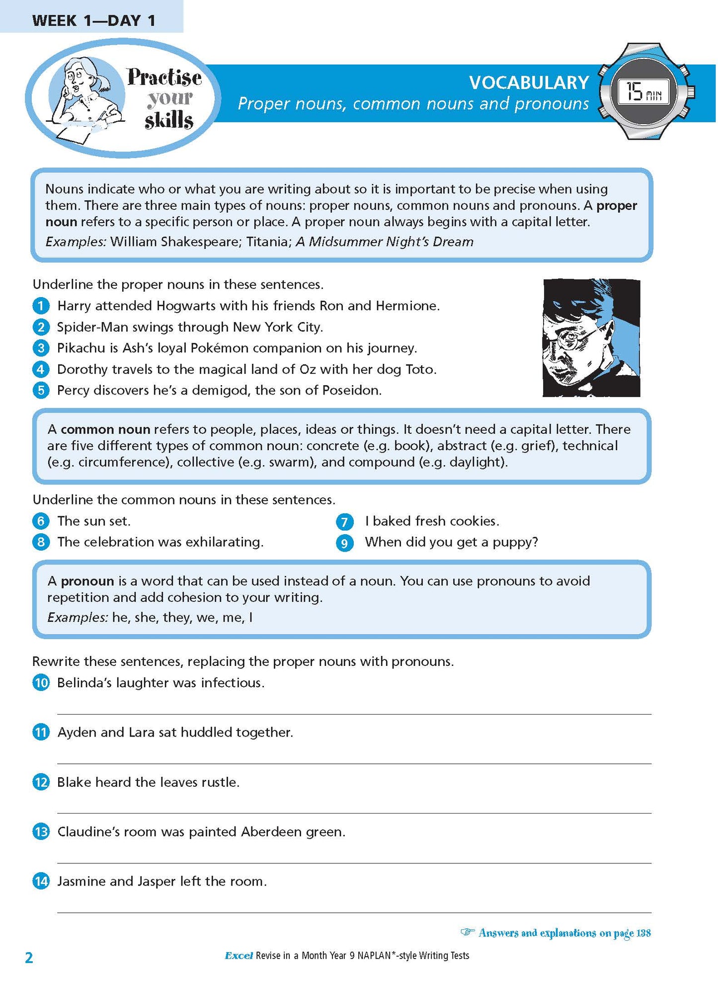Excel Revise in a Month Year 9 NAPLAN*-style Writing Tests