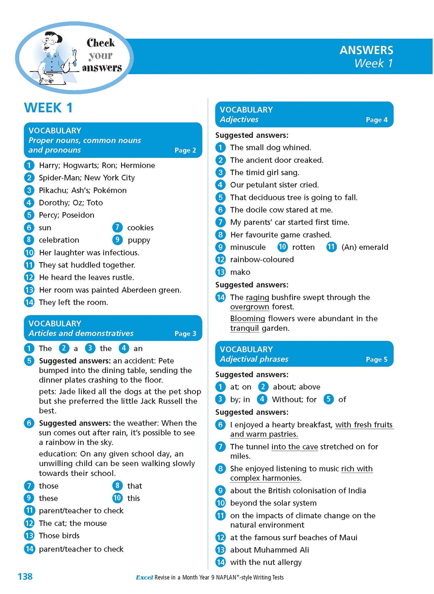 Excel Revise in a Month Year 9 NAPLAN*-style Writing Tests