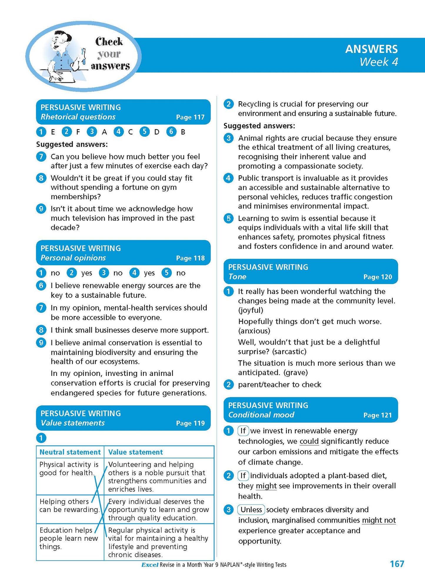 Excel Revise in a Month Year 9 NAPLAN*-style Writing Tests