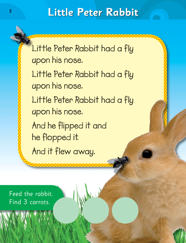 Excel Learning with Stickers - English Book 6 First Rhymes