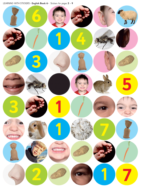 Excel Learning with Stickers - English Book 6 First Rhymes