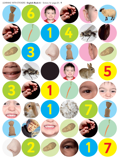 Excel Learning with Stickers - English Book 6 First Rhymes