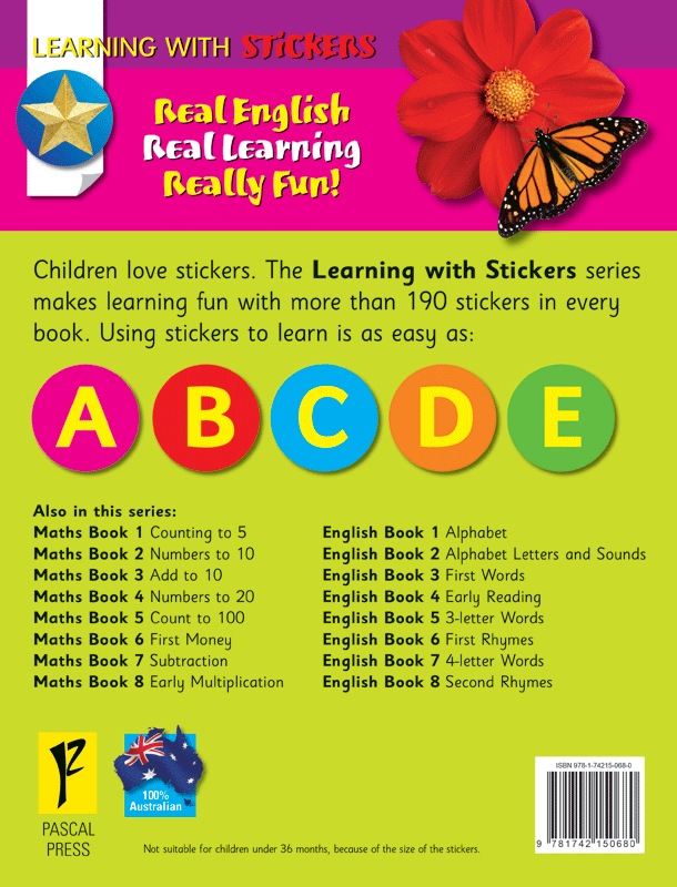 Excel Learning with Stickers - English Book 6 First Rhymes