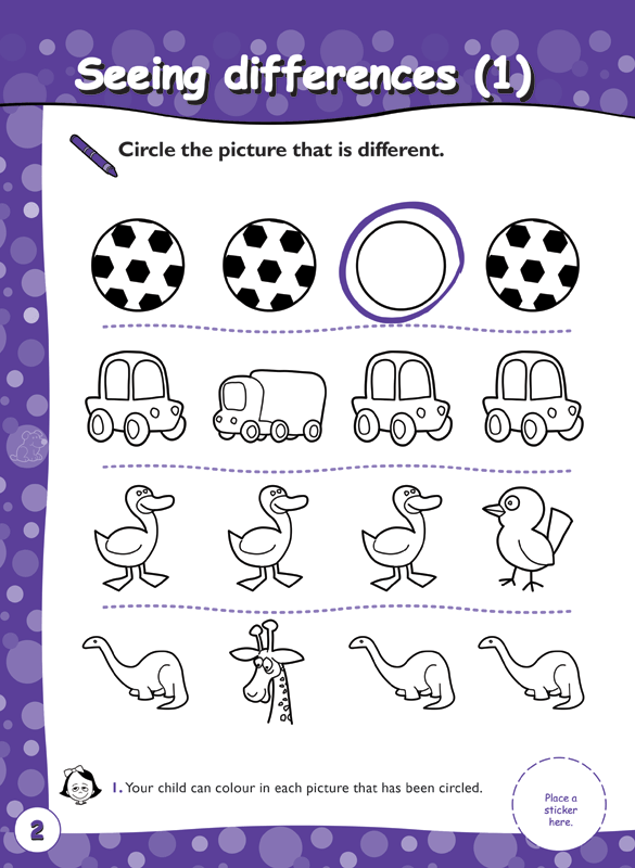 Excel Early Skills - English Book 1 Visual Skills