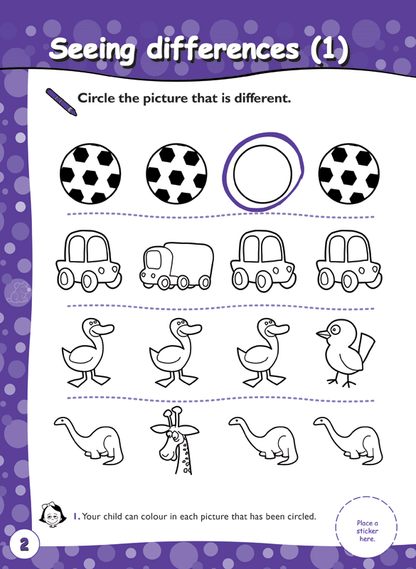 Excel Early Skills - English Book 1 Visual Skills