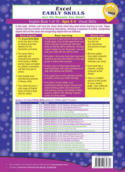 Excel Early Skills - English Book 1 Visual Skills