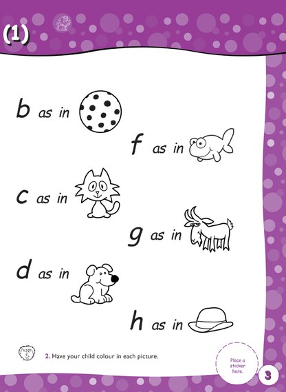 Excel Early Skills - English Book 3 Beginning Consonant Sounds