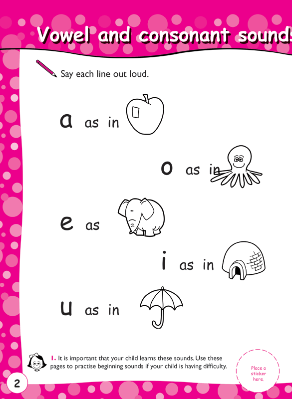 Excel Early Skills - English Book 5 Vowel Sounds