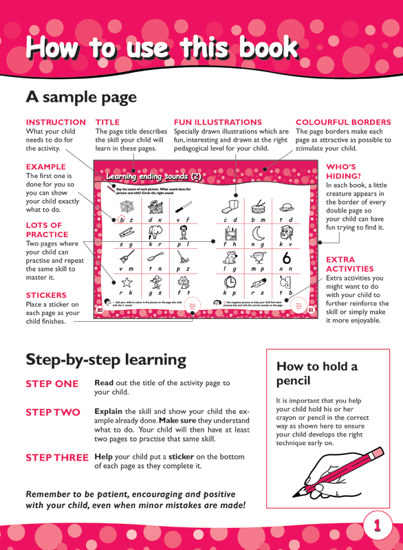 Excel Early Skills - English Book 6 Beginning, Ending and Vowel Sounds