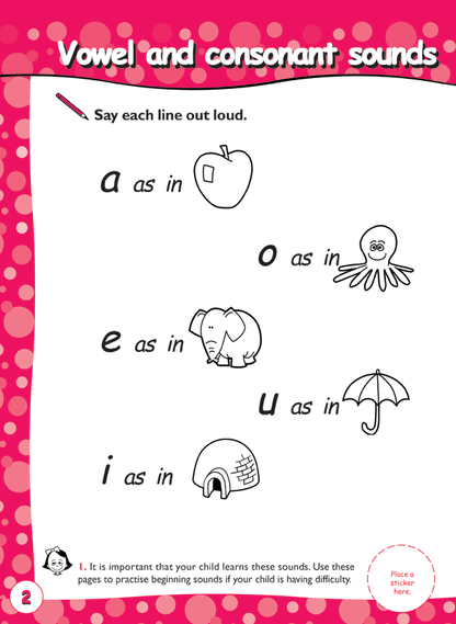 Excel Early Skills - English Book 6 Beginning, Ending and Vowel Sounds