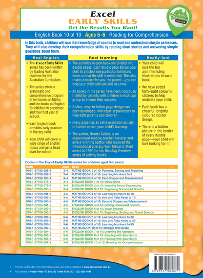 Excel Early Skills - English Book 10 Reading For Comprehension
