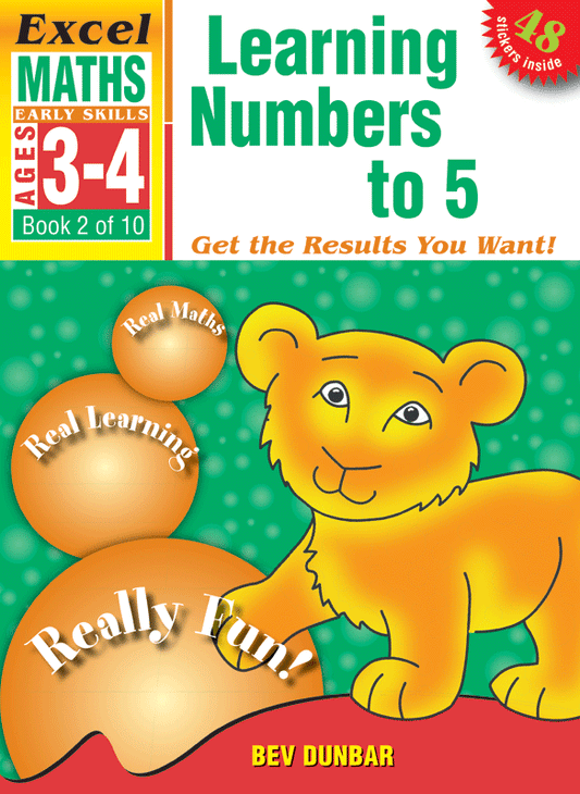 Excel Early Skills - Maths Book 2 Learning Numbers To 5