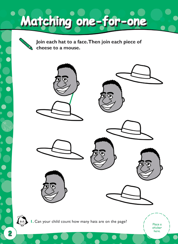 Excel Early Skills - Maths Book 2 Learning Numbers To 5