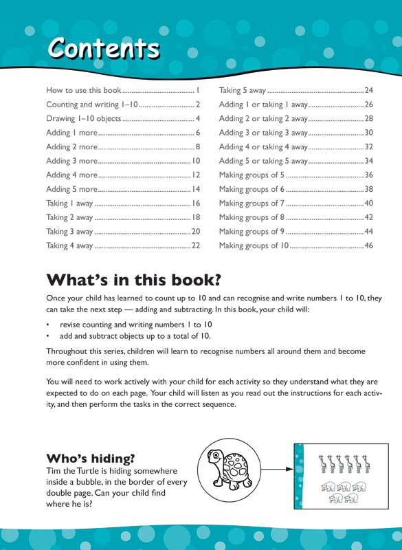 Excel Early Skills - Maths Book 5 Add and Take Away To 10