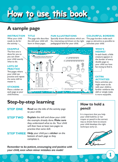 Excel Early Skills - Maths Book 6 Second Shapes and Measurement