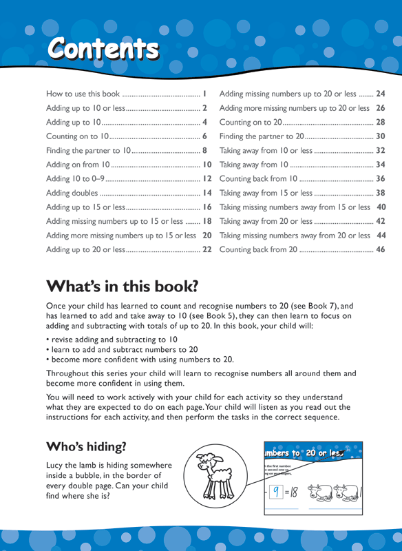 Excel Early Skills - Maths Book 8 Add and Take Away To 20
