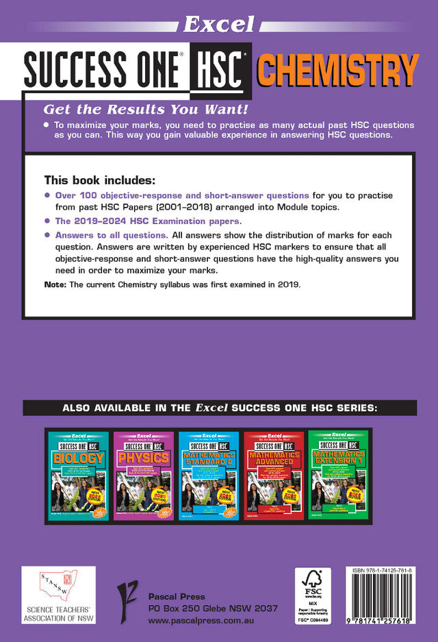 Excel Success One HSC Year 12 Chemistry (2025 Edition)