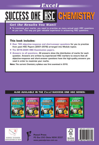 Excel Success One HSC Year 12 Chemistry (2025 Edition)