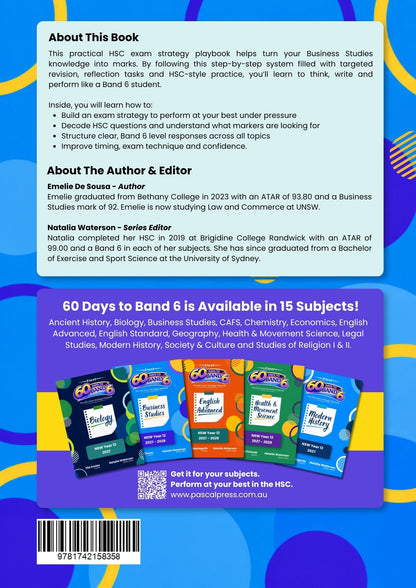 Excel 60 Days to Band 6: HSC Year 12 Business Studies (2027-2028)