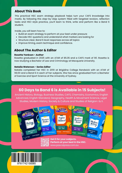 Excel 60 Days to Band 6: HSC Year 12 Community and Family Studies (CAFS) (2027-2029)