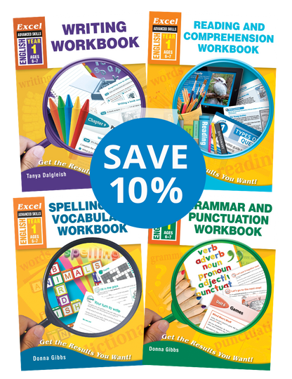 Excel Advanced Skills English Book Pack Year 1