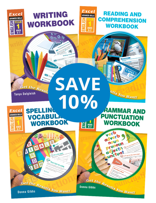 Excel Advanced Skills English Book Pack Year 1