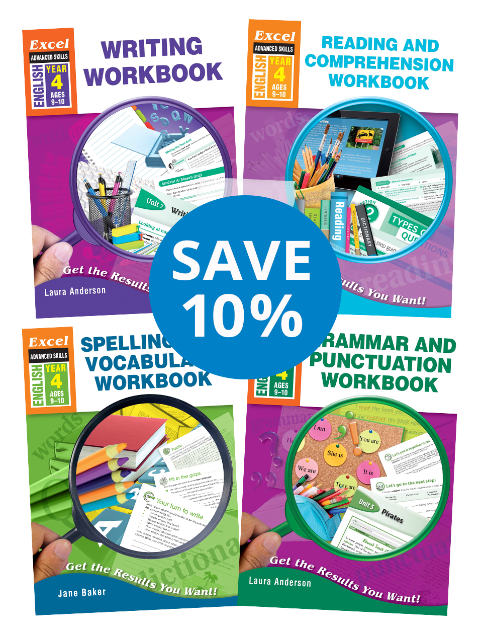 Excel Advanced Skills English Book Pack Year 4