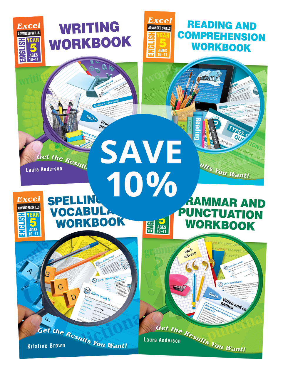 Excel Advanced Skills English Book Pack Year 5