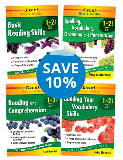 Excel Basic Skills English Book Pack Years 1-2