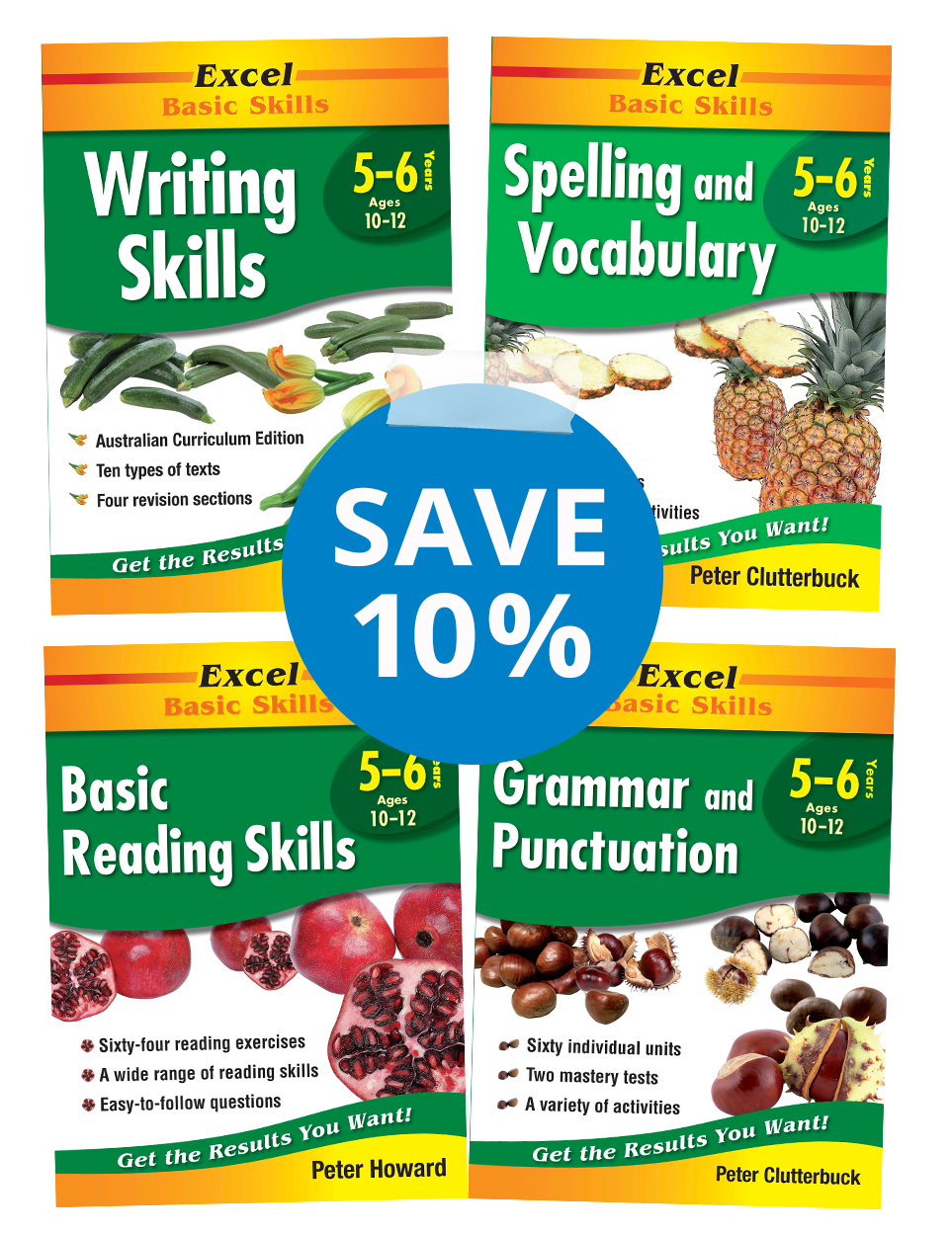 Excel Basic Skills English Book Pack Years 5-6