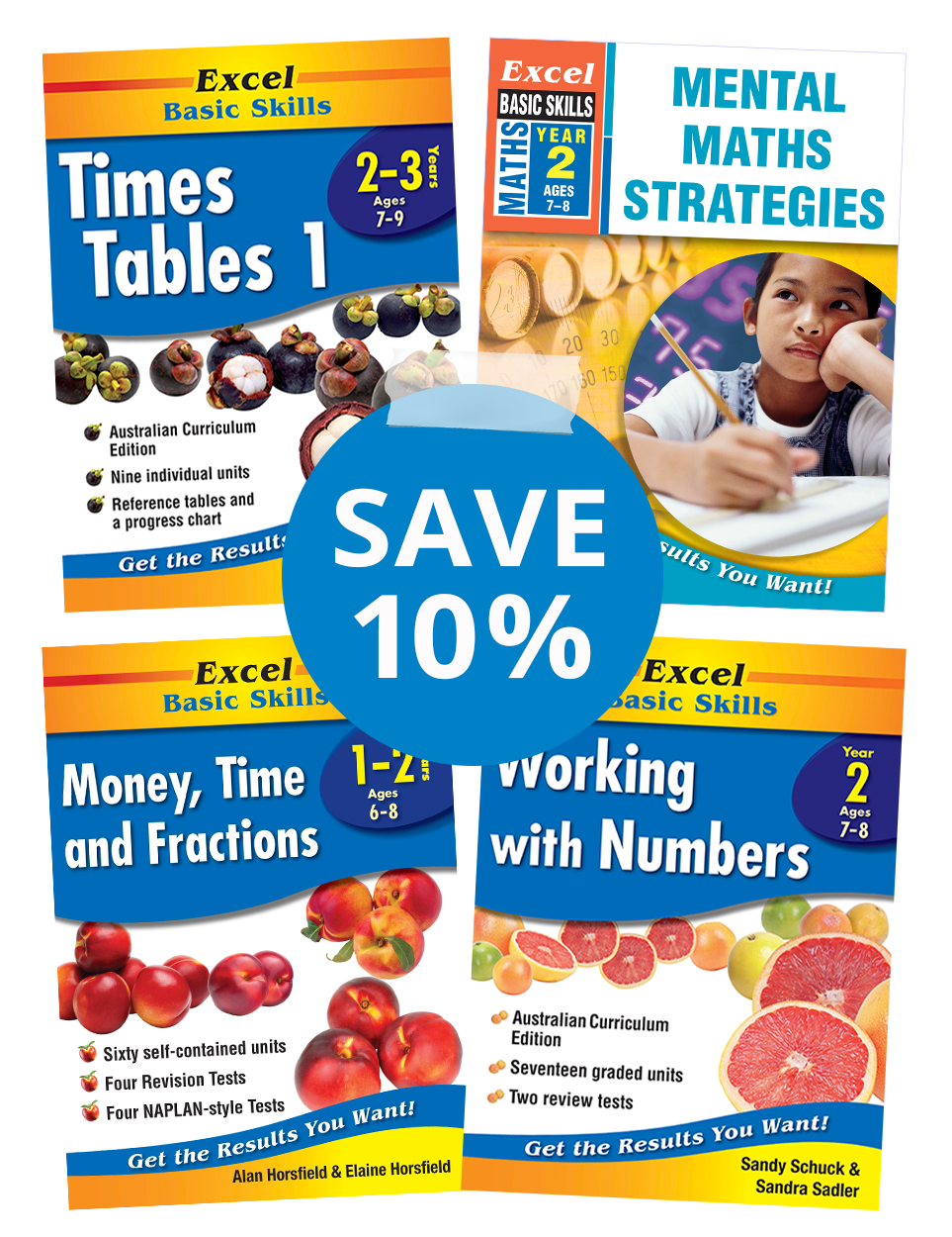 Excel Basic Maths Excel Basic Skills Mathematics Book Pack Year 2