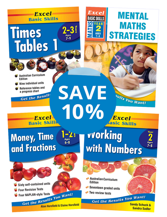 Excel Basic Skills Mathematics Book Pack Year 2