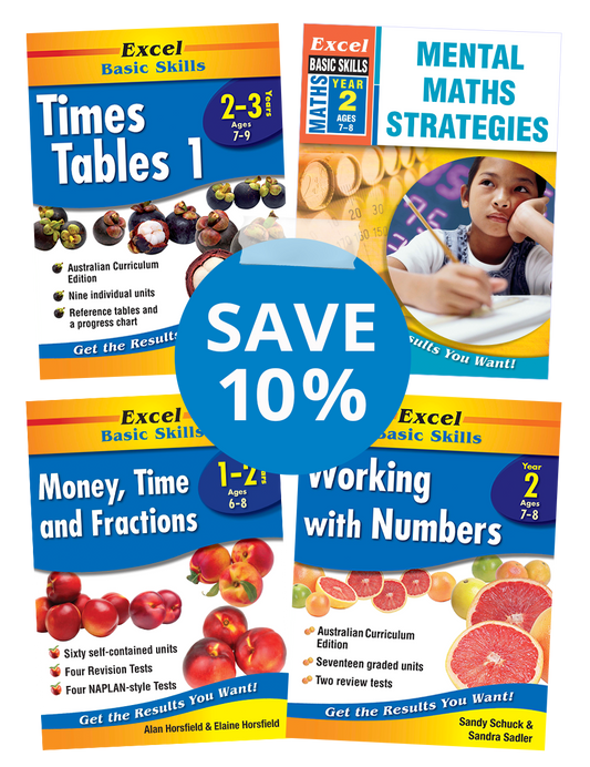 Excel Basic Skills Mathematics Book Pack Year 2