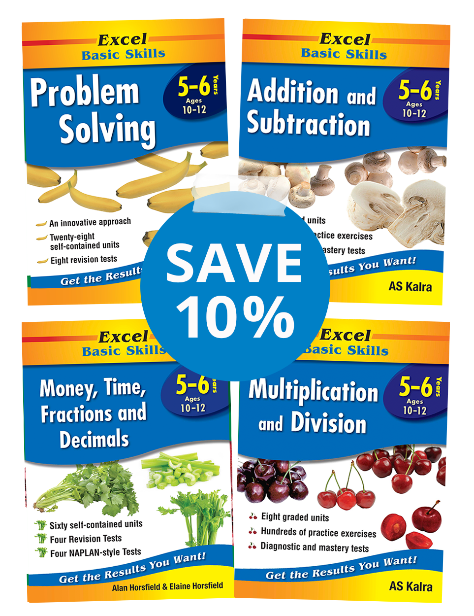 Excel Math Examples Books Excel Basic Skills Mathematics Book Pack Year 5-6