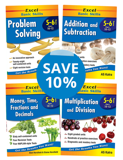 Excel Basic Skills Mathematics Book Pack Year 5-6