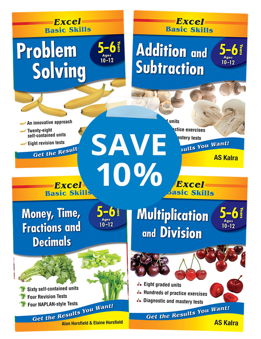 Excel Basic Skills Mathematics Book Pack Year 5-6