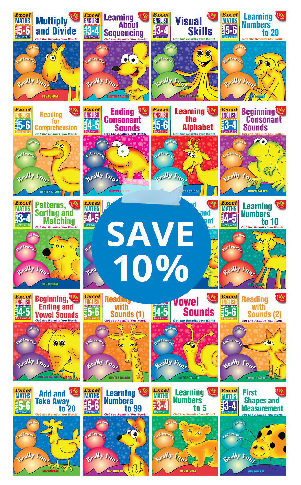 Excel Early Skills - Mega Pack - Maths and English