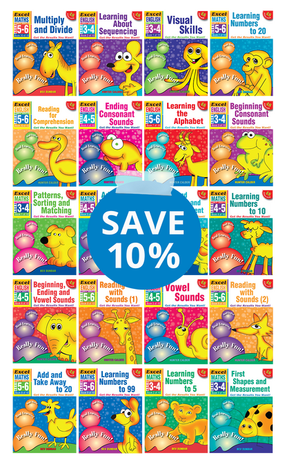 Excel Early Skills - Mega Pack - Maths and English