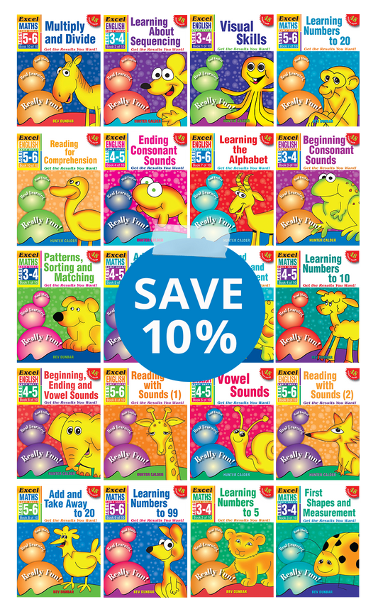 Excel Early Skills - Mega Pack - Maths and English