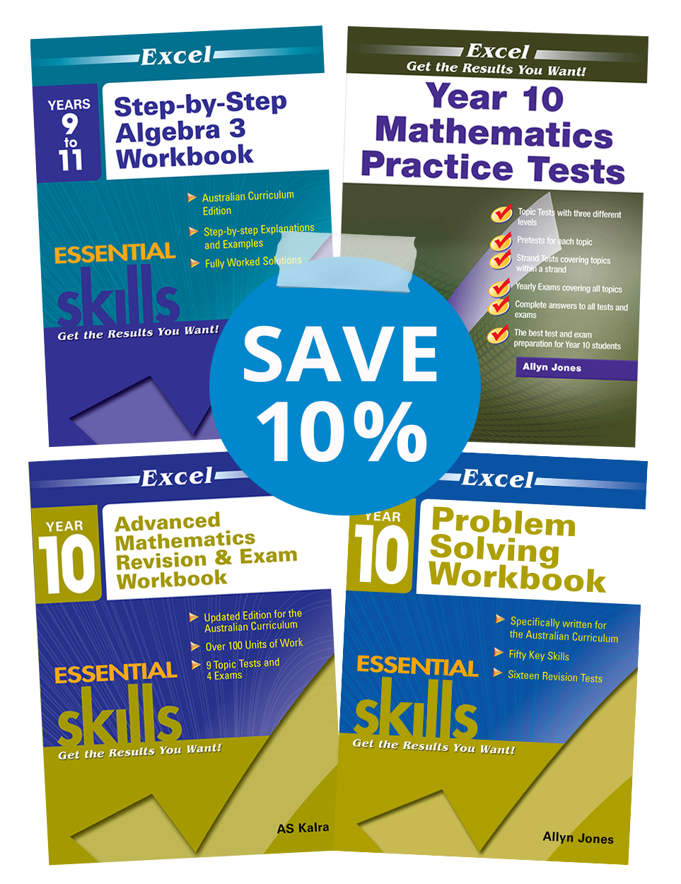 Excel Maths Book Pack Year 10
