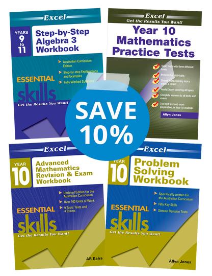 Excel Maths Book Pack Year 10