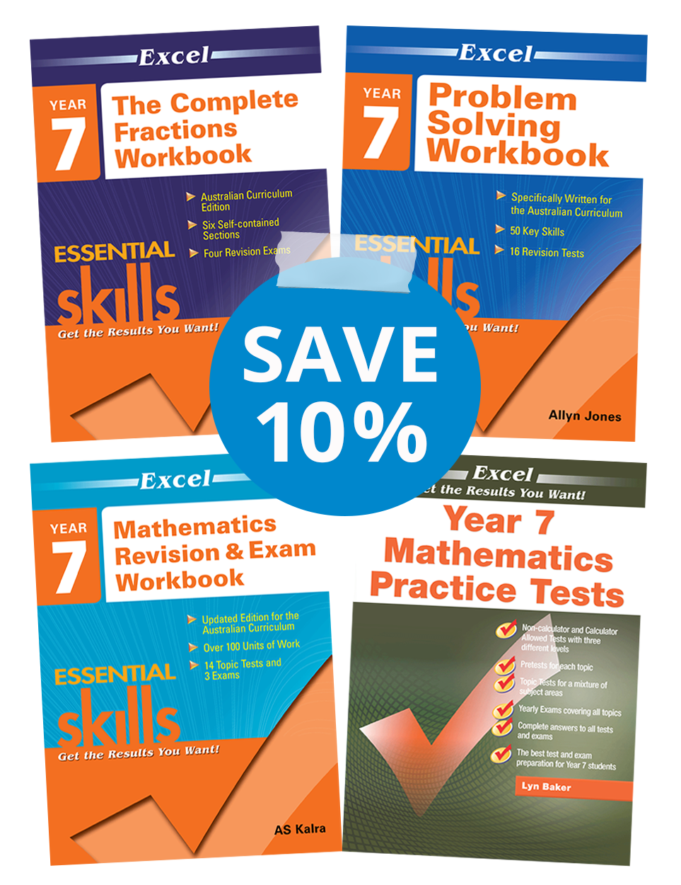 Excel Maths Book Pack Year 7
